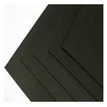 모두다 검정하드보드지 1.5T 전지 2절 4절 8절 A4 B4 무료재단가능, 1개, 전지 2매