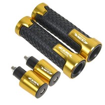 혼다 CBR125R 스쿠터 오토바이 액세서리 핸들 블록 핸들그립 스로틀 엑셀그립 손잡이 레버 낙하방지, One Size, 골드 신부 364 회