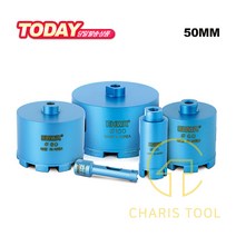 이화다이아몬드 석재용 앵글코아비트 EC 50mm 앵글코아 콘크리트 시멘트 벽 배관 아답터 핸드드릴 화강석 대리석 EHWA 카리스툴