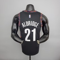 브루클린 네츠 넷츠 NBA 농구 유니폼 알드리지 스윙맨 져지 블랙갈색 CU 농구복