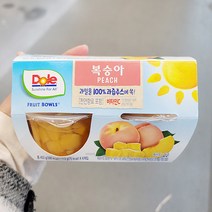 돌 후룻볼 복숭아 113g x 4 x 2개, 종이박스포장