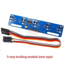 근접센서 적외선 반사 센서 TCRT5000 13458 방향 추적추적 모듈 라인 순찰 장애물 회피 자동차 로봇, [06] 5 way new type