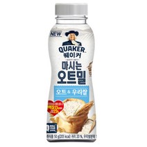 칠성 쉐이크 아침 식사 대용 퀘이커 마시는 오트밀 오트 & 우리쌀 건강식 간편식 식단조절 선식 50G 10개, 10세트