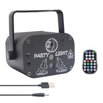 빔프로젝터 디스코 조명 RGB LED 레이저 무대 빔 플래시 홈 나이트 클럽 파티 스포트라이트 USB 전원 프로젝터 램프, [01] RGB, [02] Charge