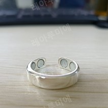 미세전류팔찌 혈액순환 티타늄 다이어트 체중 감량 건강 반지 여성용 남성 안티 코골이, 조절 가능, 6