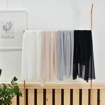 유명한원단 요루 쉬폰 원단 잔주름 커튼 캐노피 무지 천 위플4종, 다크네이비（D61）