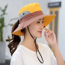 빌더원트 남녀공용 자외선 햇빛 차단 기능성 버킷햇 모자 6color, 옐로우
