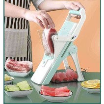 슬라이서 가정용 냉동육절기 고기절단기 써는기계, 디럭스 에디션