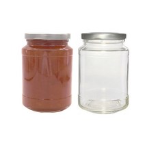 [유리병] 과일청480 1개 480ml, 금색마개