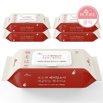 보드레 베이킹소다 행주티슈 70매 5팩 / 행주 주방물티슈