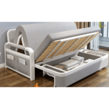 소파침대 소파베드 1인용 원룸 자취방 1인 접이식, 1.2m  7cm 스폰지  색상 비고 보관