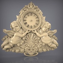 CNC 라우터 3D 프린터 용 모델 릴리프 Artcam Aspire 디지털 파일 STL 형식 시계 59, 1개