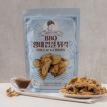 [오희숙전통부각] BBQ황태껍질튀각 90g, 1개