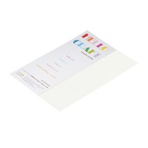종이문화 A5 머메이드지다빈치엠보 200g 10매 30색카드지 표지 명함지, NO.1화이트