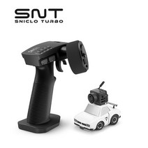 RC카 키덜트 Sniclo 장난감 RC 자동차 Q25-R27 원격 제어 HD FPV 카메라 1/100 스케일 미니, 01 White with RC