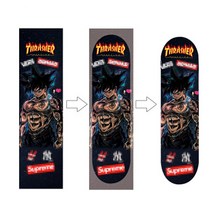 외발자전거 전기 스쿠터 스케이트 보드 사포 낚시 서핑 데크 스티커 롱 84*23, 20 M82