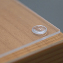 3M 도트범퍼 벌크 미끄럼방지 충격완화 유리받침, 20mm원형 36매시트 1장, 1개