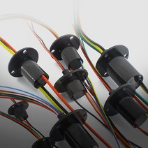슬립링 전선회전 1PCS 5A/10A/15A/30A 전도성 슬립 링 360 ° 연속 회전 소형 풍력 터빈 차량용 에어컨, 06 Dia.22mm 3CH 15A