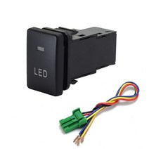 Interior BSM DRL LED 주차 레이더 배터리 전원 장치 스티어링 Sheel 음악 스위치 버튼 스즈키 짐니 1 개, 03 LED