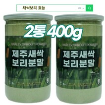 (2통)폴리코사놀 새싹보리 어린잎 100% 사포나린 400g