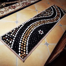 피로예방 방지 발지압 대형 돌 자갈매트 부모님 선물, 천지무극 지압판 50x150cm