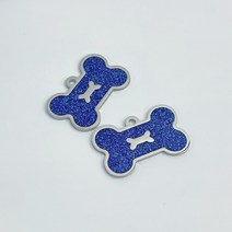 [DP1-075] 써지컬스틸 부자재 강아지 이름표 목줄 에폭 펜던트 반려동물 목걸이만들기 DIY 재료