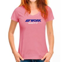 ORK WHEELS 일본 JDM 자동차 레이싱 티셔츠, 10 WoMen Deep pink_09 4XL