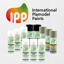 IPP 아이피피 캔스프레이 시리즈 클리어/서페이서/컬러/UV컷 마감재 유광 무광 반광 200ml, 서페이서그레이