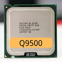 인텔 코어 2 쿼드 Q9500 CPU 프로세서 83Ghz 6M 1333GHz 소켓 775 데스크탑 100% 작동