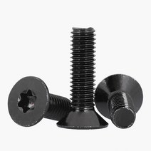 M2.5 블랙 50개 별 렌치 접시 머리 볼트 GB2673 카운터 TORX 성크 A2 70 스테인리스 스틸 싱크 헤드 나사 서스 304, M2.5 (50개), 12mm