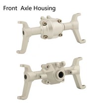 FMS FCX24 금속 전면 후면 차축 하우징 1/24 RC 크롤러 자동차 차량용 차량용 부품 악세사리 회색, 한개옵션0