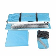 tourist car awning canopy tarp tent shade ultralight garden canopy sunshade 야외 캠핑 루프 탑 텐트 차량 conopy, 300x200cm, 푸른
