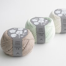 [DARUMA] 다루마 린넨 라미 코튼 핑거링 (Linen Ramie Cotton Fingering) 50g 코튼실 린넨실 뜨개실, 107 브릭