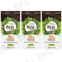 옻안타는 텐텐 허브 10분대 천연 허브염색약 3개/창포휴/빠른허브/창포엔, 3개, 텐텐1호자연흑갈색
