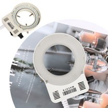 현미경용 LED 링 라이트 일루미네이터 램프 우수한 원형 조명 산업용 현미경 카메라 광원, 업그레이드 버전