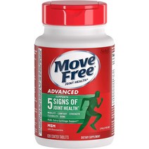 무브 프리 어드밴스드 글루코사민 콘드로이틴 MSM 조인트 서포트 Move Free Advanced Glucosamine Chondroitin MSM Joint Support, 1개, 120