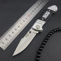 SOG 플리퍼 접이식 포켓 나이프 440C 스틸 블레이드 티타늄 로즈 우드 핸들 EDC 도구 전술 서바이벌 박스 포함, 02 B