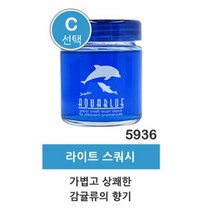 선물드림 아쿠아블루 AQUABLUE(4종 향선택) 일본직수입 오일겔타입 115ml 대용량(상온 90g) 일본차량용방향제 실내용방향제 일본방향제 환경부 초록누리 안전기준 적합상품, 1병, 선택-C 5936 (라이트 스쿼시)