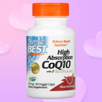 닥터스베스트 발효 코엔자임q10 코엔자임큐텐 유비퀴놀 코큐텐 흑후추 100mg 베지캡슐 60정, 3병