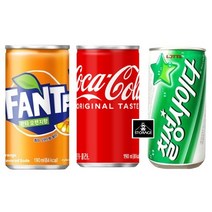 코카콜라190ml(10캔) + 칠성사이다190ml(10캔) + 환타오렌지190ml(10캔), 30캔, 190ml