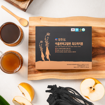 참한삼 아홉번찌고말린 흑도라지스틱 배 도라지청 농축액 배도라지 즙 스틱, 1개, 흑도라지스틱 60포