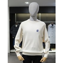 티아이포맨 티아이포맨 21 F/W 아이보리 베어 자수 풀오버 니트 M218MSWM954 (P002460481)