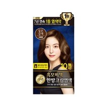 리엔 흑모비책 염색크림 염색약 120g, 짙은갈색, 1개