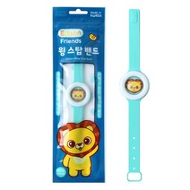 에디슨 윙스탑 썸머밴드 천연향 시트로넬라 오일함유 사자(블루) 3개 모기밴드