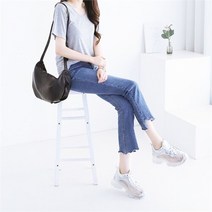 셀러허브 여성패션 [오노마] ONM 가죽 투명 스니커즈 SM-8816