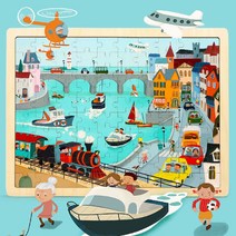 유아 그림 직소퍼즐 100P 소근육 발달 수조작 영역, 한국쇼핑 교통수단, 한국쇼핑 본상품선택