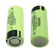 26650 충전식 배터리 26650A 리튬 배터리 3.7V 5000mA 1세트(2PCS), 2개