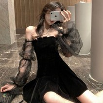여성 바캉스룩 오프숄더 원피스 해외여행 여름휴가 호캉스 휴가지 플리츠 패션 원피스 2XL