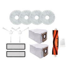 드림 L10s 울트라 프로 액세서리 샤오미 미지아 옴니 + 고무 브러시 필터 천 먼지 봉투 헝겊, 02 2