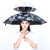 머리에 쓰는 우산모자 95cm